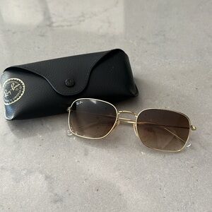 RAYBAN RECTANGLE GOLD